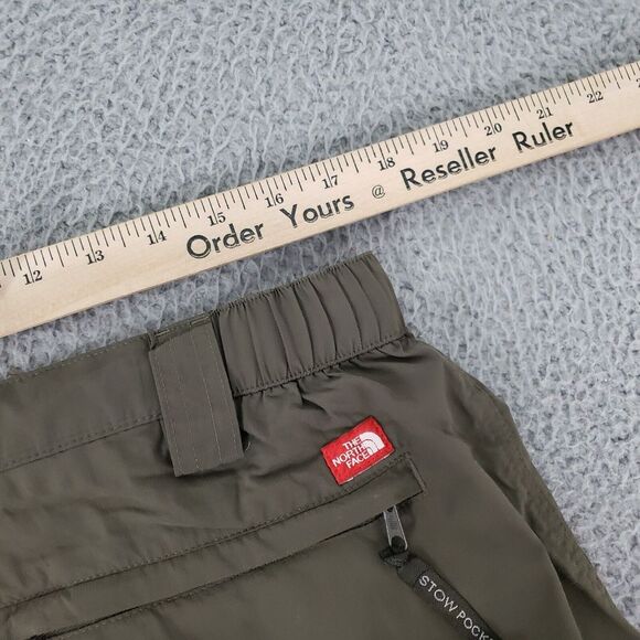 The North Face Shorts Men Large Green Outdoor Hiking Trek 10In Performance Nylon - Picture 8 of 9